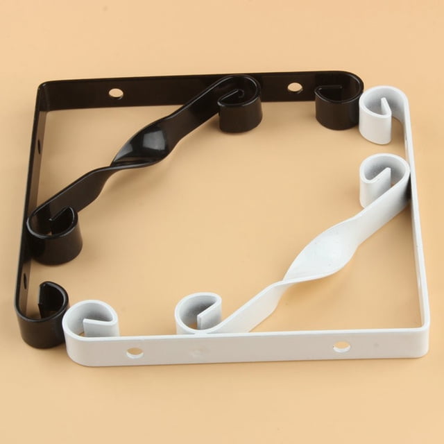 SHOWERORO 2 Pcs Support Triangulaire Multi-Usage Étagère Blanche Angle Support 15*0.3937 Po