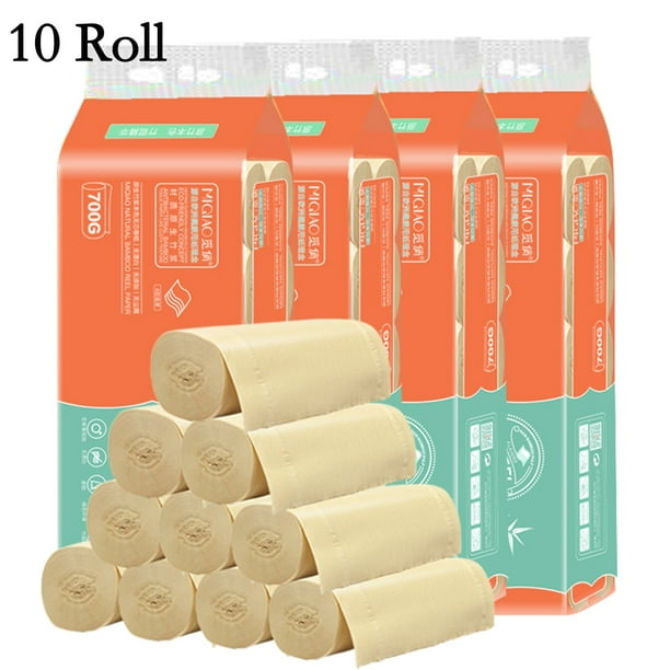 Pack of 10 Roll Home Kitchen Paper Toilet Roll,Roll Tissue,Paper Towels  Rolls,Toilet Paper, 4-Layer Soft Toilet Paper Toilet Roll Towels Tissue for  Home, Cafe, Shop, Restaurant 