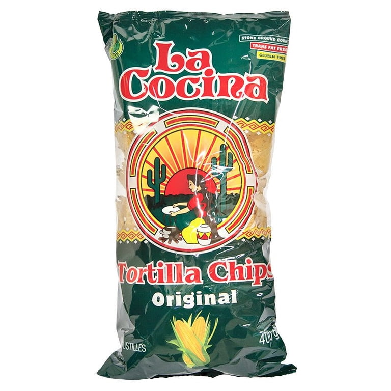 ららこ La Cocina Original Tortilla Chips, 400g/14 oz - Walmart.com