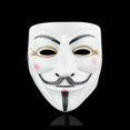 thumbnail image 1 of Máscara de película Cosplay V para Vendetta, máscara de Hacker Anonymous Guy Fawkes, Halloween, fiesta de Navidad, regalo para adultos y niños, máscara temática de película, 1 of 4