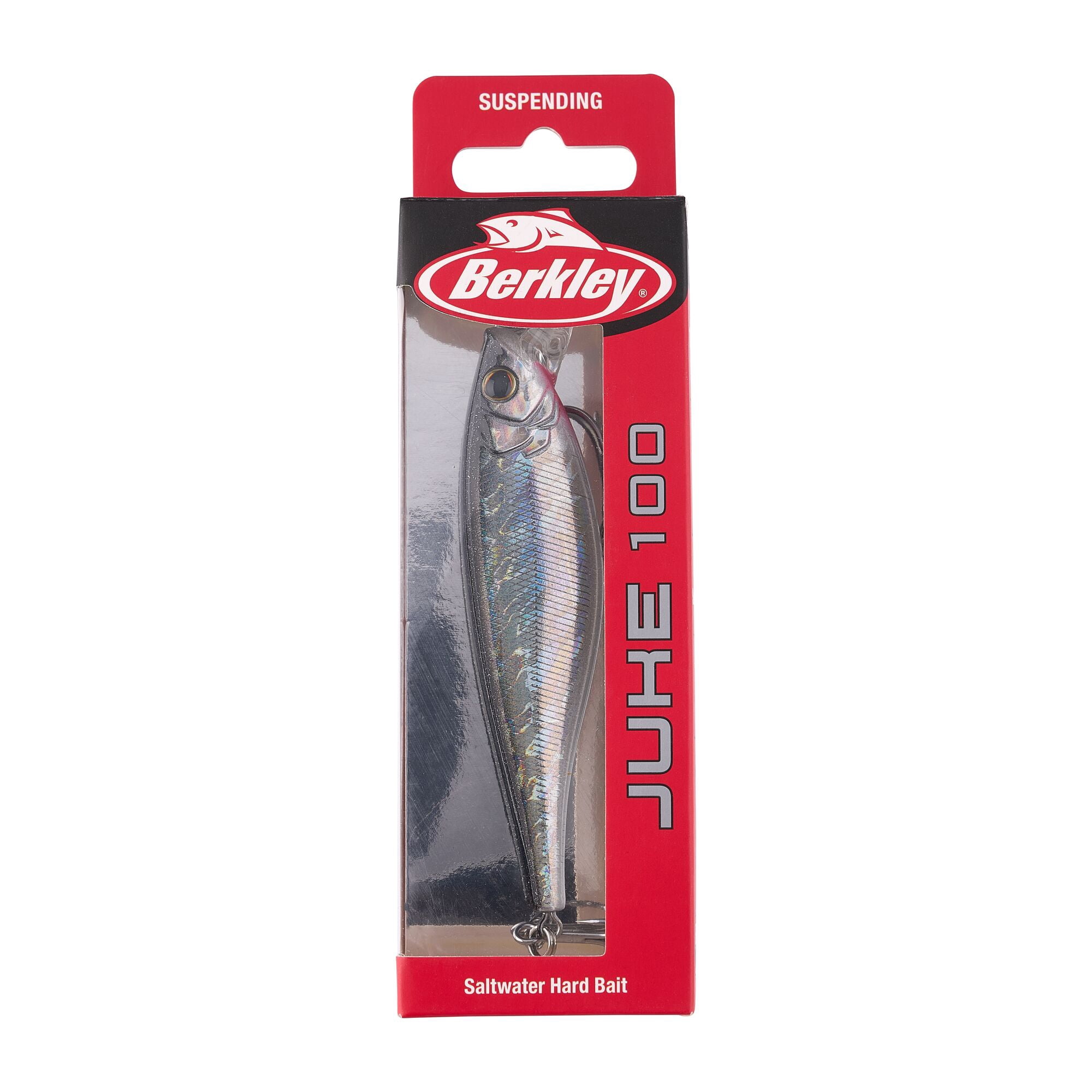 Berkley Juke Saltwater, 4 in, Crankbaits, Black Silver (1 Count)