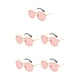 thumbnail image 3 of Gafas de sol Sonducket hexagonales Lentes polarizadas Unisex Color dorado y rosa, 3 of 6