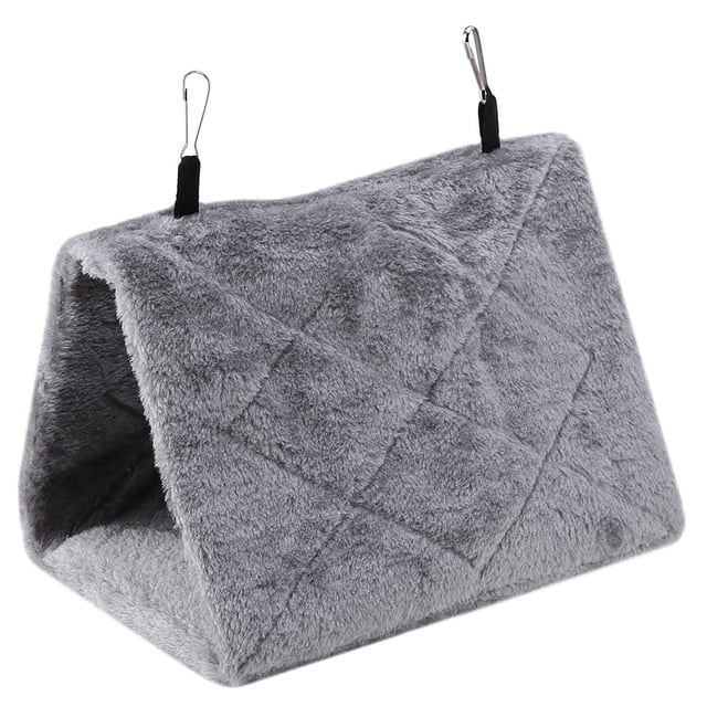 Hamaca de Felpa Suave, Jaula Colgante, Tienda de Campaña para Pájaros, Loros, Cama Cálida de Invierno, Juguete para mascotas para un unen un Lugar Acogedor de Descanso