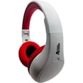 thumbnail image 2 of Things Audio Portable Personal FM Radio Headphones Pull-Out Antenna for Great Reception, Walking, Jogging, Relaxing, School, Talk Radio - Powered by 2AA Batteries (Not Included) - White & Red, 2 of 4