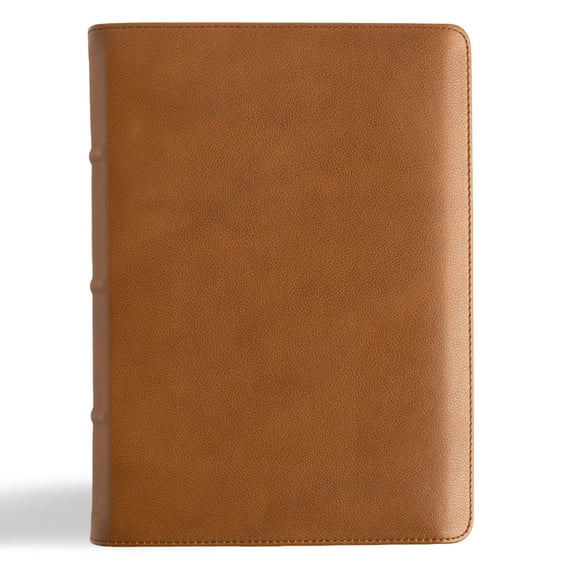 He Reads Truth CSB He Reads Truth Bible, Holman Handcrafted Collection, Saddle Brown Premium Calfskin, (Hardcover)