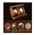 thumbnail image 4 of Estuche Cuero De Almacenamiento Para 2 Relojes Belug Café, 4 of 5