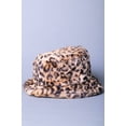 thumbnail image 3 of Ragstock Leopard Faux Fur Bucket Hat, 3 of 3
