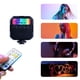 thumbnail image 1 of Luz LED RGB para cámara, mini luz LED recargable para video, luz de fotografía profesional regulable para vlogs, 1 of 5