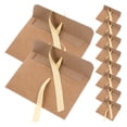 thumbnail image 2 of 50Pcs Retro Kraft Paper Envelopes With Ribbons For Greeting Cards Invitations And Holiday Present Vintage Style Card Packaging Bags For Special Occasions Beige, 2 of 9