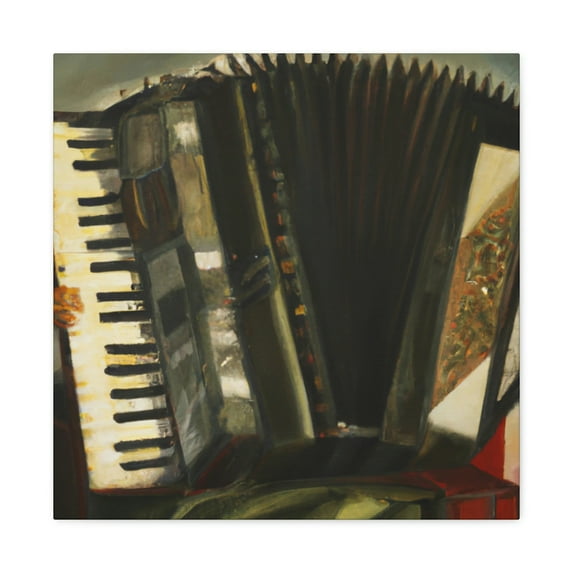Accordionist's Resplendence - Canvas
