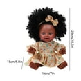 thumbnail image 3 of 12inch Vinyl Doll Soft Poseable Figure with Clothing for 3-5 Years Pretend Play House Toy Set, 3 of 6