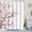 White, variant on Cherry Blossom Bathroom Curtain with 12 Hooks, Pink Floral Shower Curtain Fabric Sakura Bath Curtain, Flower Shower Curtain for Bathroom, Machine Washable, 72" WX 72" H