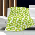 thumbnail image 2 of Yibo kiwi Blanket Flannel Soft and Comfortable Anti-static Bed Sofa Blanket, 2 of 7