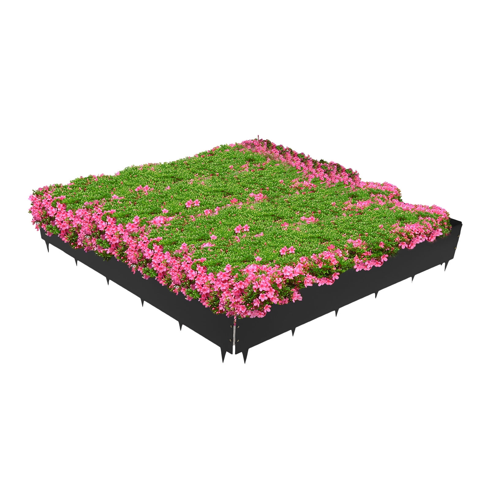 Steel Landscape Edging 4 Pack 40 inch Length, 8.46 inch Depth Steel Edging Border for Landscaping Lawn Garden Metal Edging