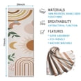 thumbnail image 2 of Orange Boho Sun, Moon and Plant Pattern Hot Yoga Mat Towel Non Slip for Hot Yoga - Quick-Drying Yoga Mat Cover with 4 Corner Pockets with Travel Bag - Hot Yoga Towel Non Slip 74"x26", 2 of 6