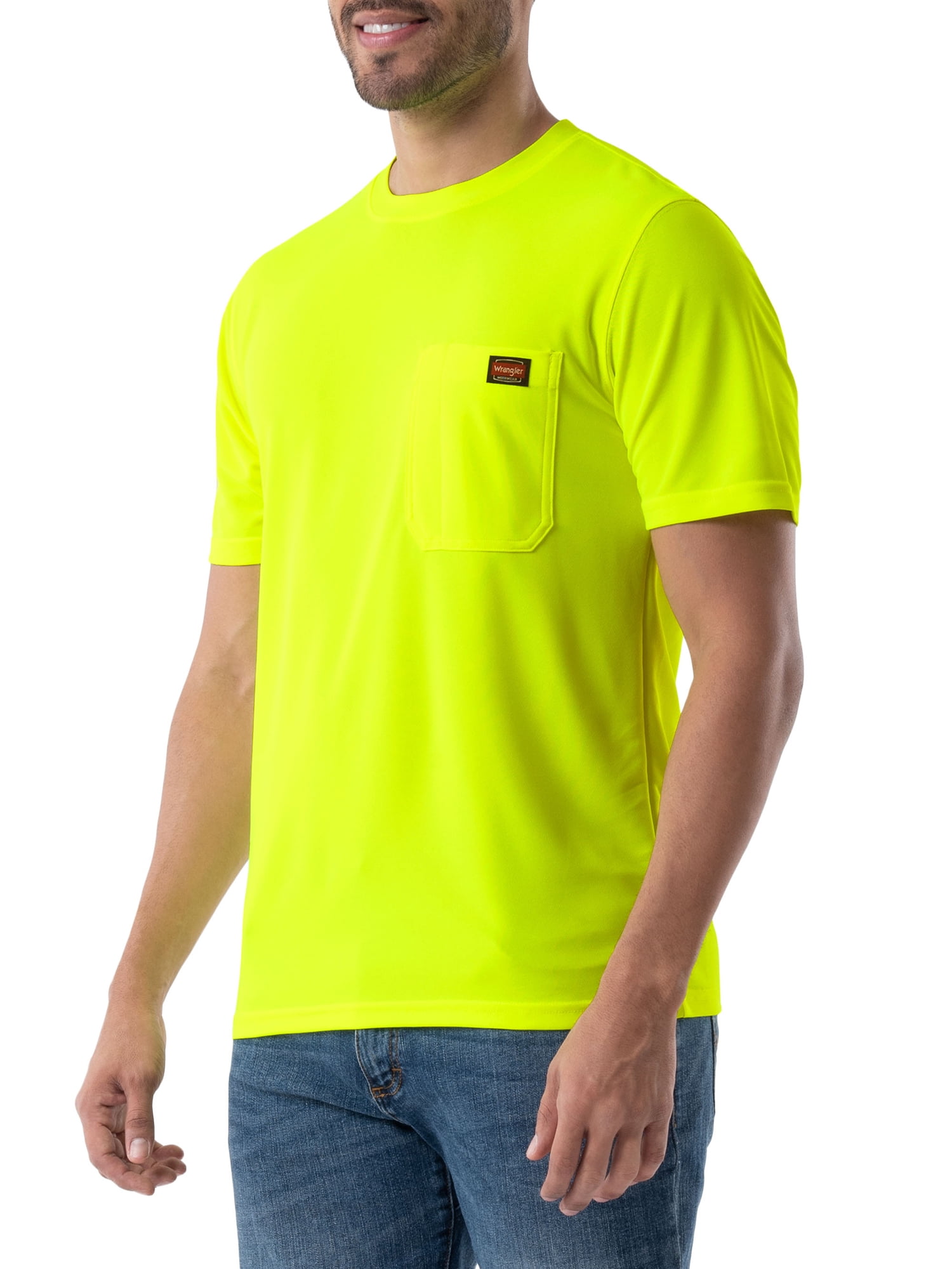 Wrangler Workwear Men's Short Sleeve Performance Tee 2-Pack Bundle