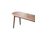 thumbnail image 2 of Set of 1 Dining Bench Table Bench, Dining Bench, Wood Bench Solid Wooden Bench Indoor Dining Room Table Home Bedroom Bed End Restaurant Modern Hallway Furniture (Walnut), 2 of 8