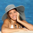 thumbnail image 6 of Solaris Women’s Sun Hats Neck Flap Large Brim UPF 50+ Foldable Summer Caps w/Extra Replaceable Ribbon, 6 of 7