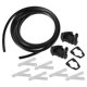thumbnail image 1 of Boquilla de limpiaparabrisas para Toyota Tacoma Durable No.8538104030 boquilla de rociador de limpiaparabrisas frontal negro con manguera y conectores 1 Juego, 1 of 1