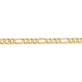 thumbnail image 3 of Leslie's 10K Yellow Gold 6.0mm Concave Figaro Chain (Weight: 18.83 Grams, Length: 20 Inches), 3 of 5
