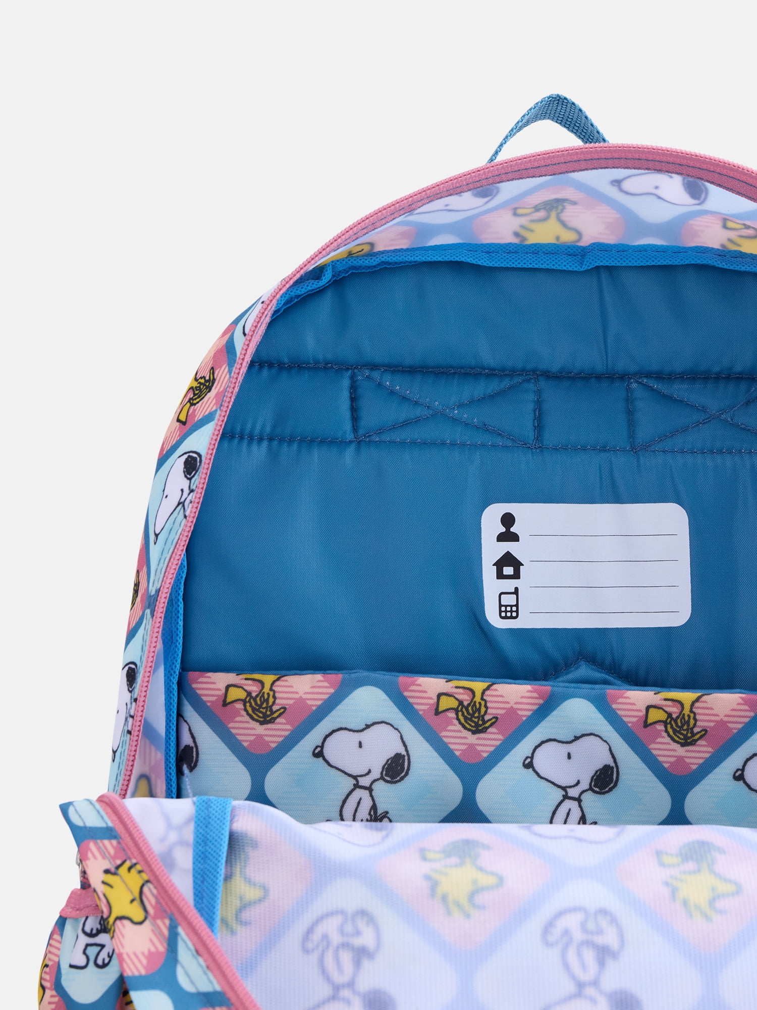 Peanuts Kids' 17" Print Laptop Backpack, Blue