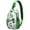 Boho, variant on Dessert Food Pattern Ice Cream Summer Style Trendy Sling Backpack for Women Men Lightweight and Multi-functional