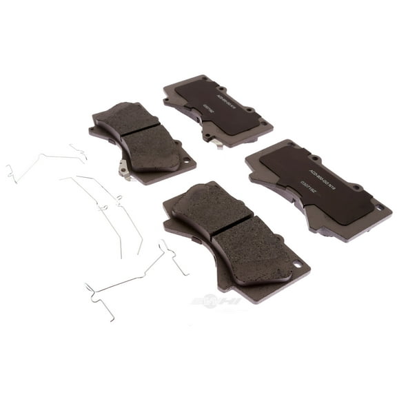 ACDelco Silver Ceramic Brake Pad Set, w-Spring Clips Fits select: 2007-2021 TOYOTA TUNDRA, 2008-2022 TOYOTA SEQUOIA
