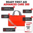 thumbnail image 2 of Ready First Aid - First Aid Kits for Camping, Hiking, Backpacking, Travel, Vehicle, Outdoors - Essential Emergency Preparedness Safety Kit (Advanced Care 300), 2 of 6