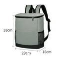 thumbnail image 2 of Lightweight Insulated Bag Insulated Bag for Camping Travel Portable Ice Chest Box with Capacity Zipper Closure Leak-proof Waterproof Design for Drinks, 2 of 8