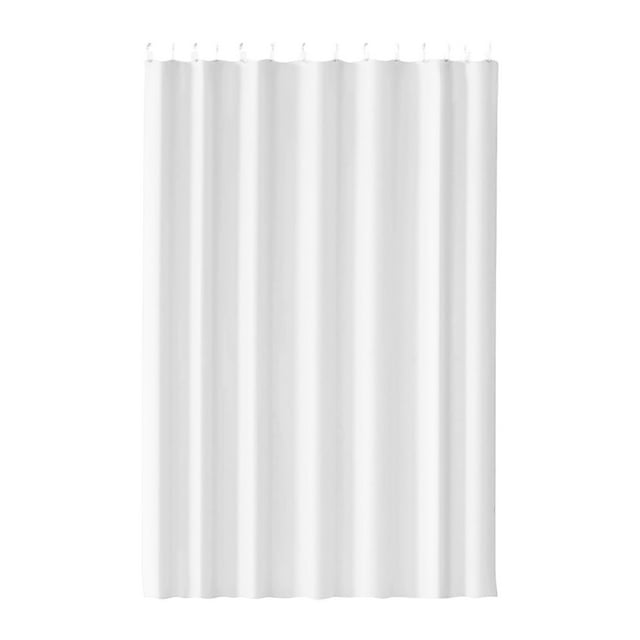 Doublure de Rideau de Douche en Tissu Lavable Qualité Hôtelière Tissu Lavable en Machine Rideau de Douche avec Crochets Antirouille