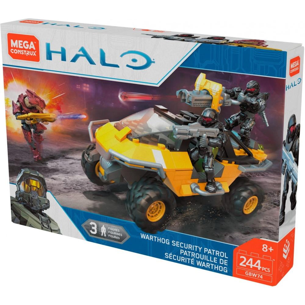 mega construx halo warthog security patrol