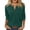 Dark Green-B#248NN, variant on S-5XL Plus Size Tops for Women Henley Neck Womens Tops 3/4 Length Sleeve Summer Trendy Lightweight Soft Graphic Tshirts for Women Gray XXL