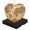 AX0025, variant on Funny Christmas Ornament,Cute Flat Vector Fox Character Illustration On A Pastel Background,Xmas Heart-Shaped Ceramic Pendant