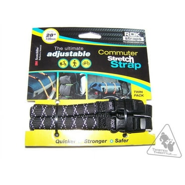 ROK Straps ROK10332 Commuter Strap - Black/Reflective
