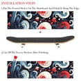 thumbnail image 2 of Hearts Battle Skateboard Stickers Pack of Two Emery PVC Surface 8.8x32.6in 22.4x83cm Accessories, 2 of 5