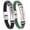 Black+Green, variant on 2 Packs God is in Control Bracelets for Men Women Couples,Braided Leather Stainless Steel Engraved Faith Christian Inspirational Bracelet Jesus God Wristband Encouragement Religious Gift