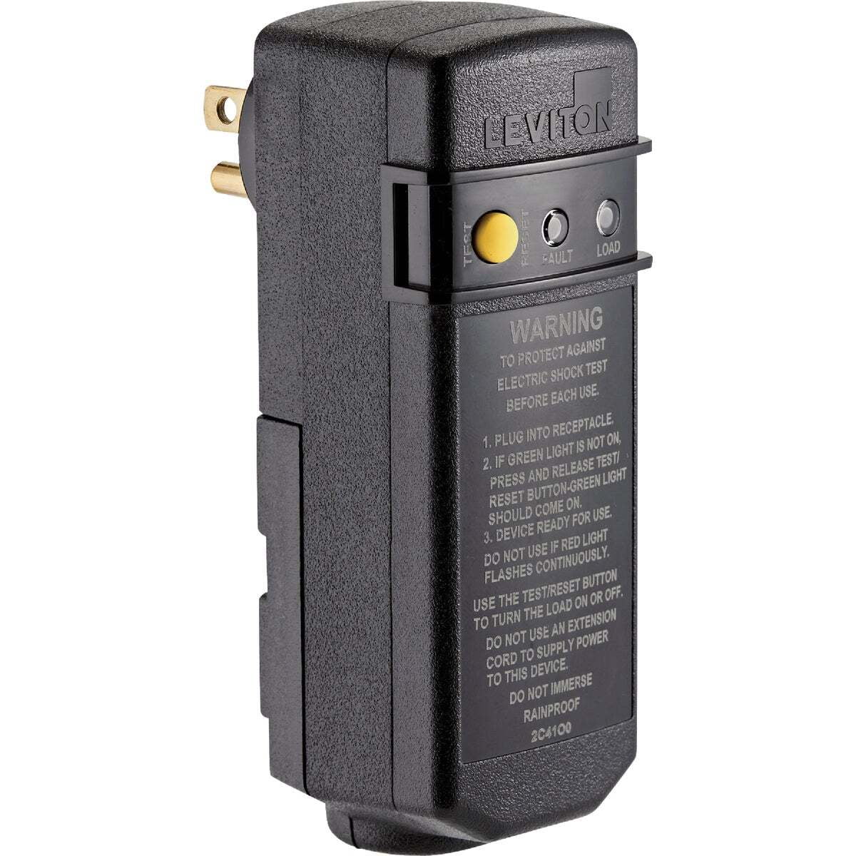 Leviton Leviton Right Angle Plug-In GFCI Outlet