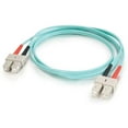 thumbnail image 4 of C2G 10m SC-SC 10Gb 50/125 OM3 Duplex Multimode PVC Fiber Optic Cable - Aqua - patch cable - 33 ft - aqua, 4 of 4