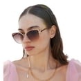 thumbnail image 3 of Lentes de Sol For Arts Sake diseño Pose Gold, 3 of 3