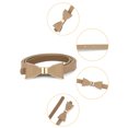 thumbnail image 2 of Allegra K Women's Skinny Waist Metal Bow-knot No Buckle Thin Belts, 2 of 4