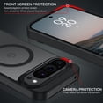 thumbnail image 4 of DOMAVER Google Pixel 10 Pro XL Case 6.8", Magnetic MagSafe Compatible, Slim Shockproof Protective Cover, Translucent Matte, Black, 4 of 9