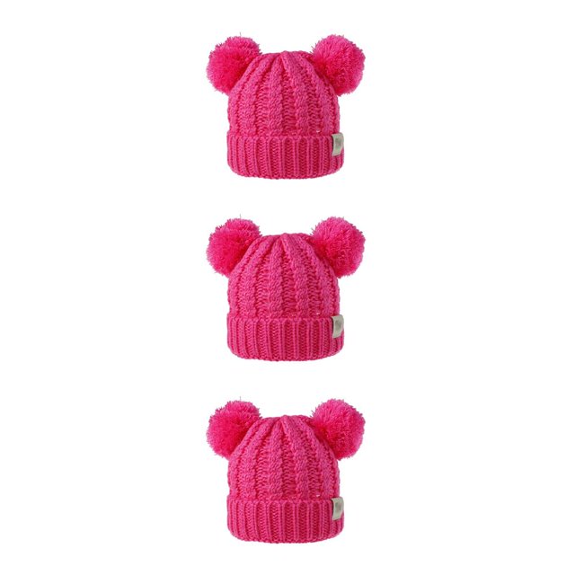 Sombrero Jumpingount Multicolor de Tejido mixto con Diseño de doble capa y orejeras plegables para niños