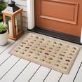 2x3 Ft Entryway Area Rug, Ocean Fishhooks Kitchen Rug Runner Washable ...