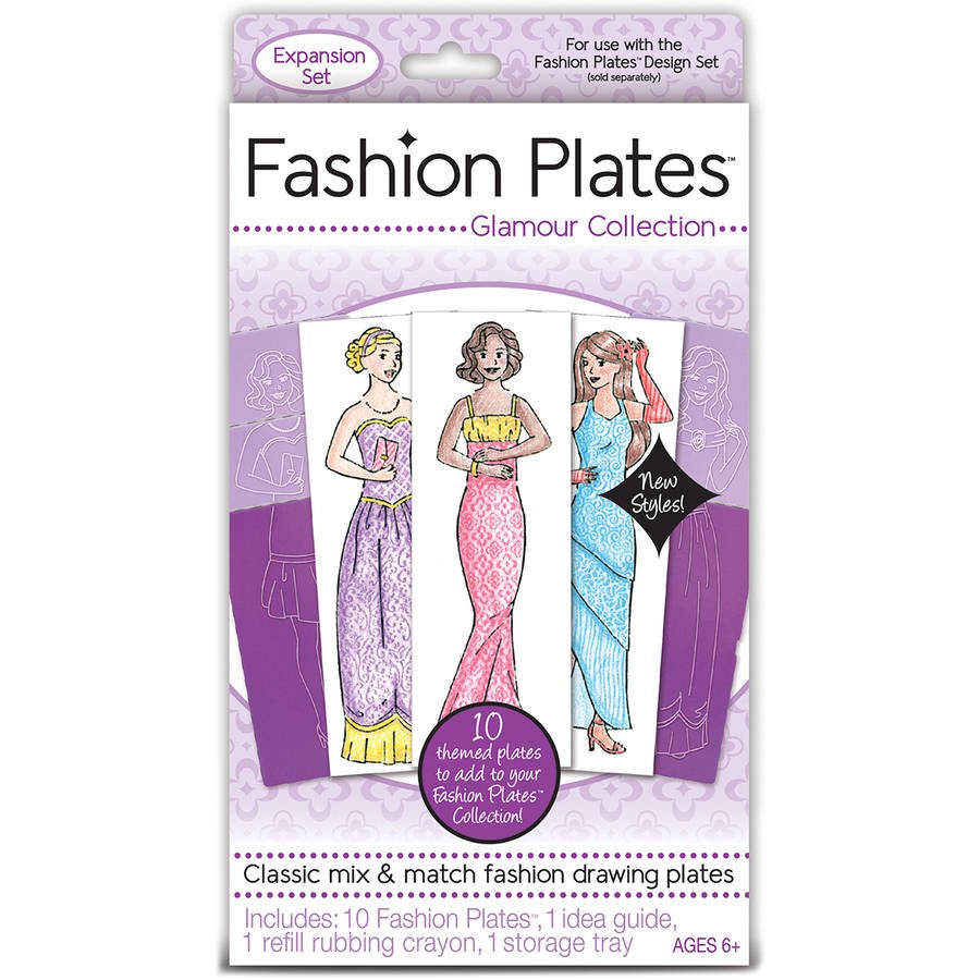 Fashion Plates Toy Glamour Collection Expansion Set