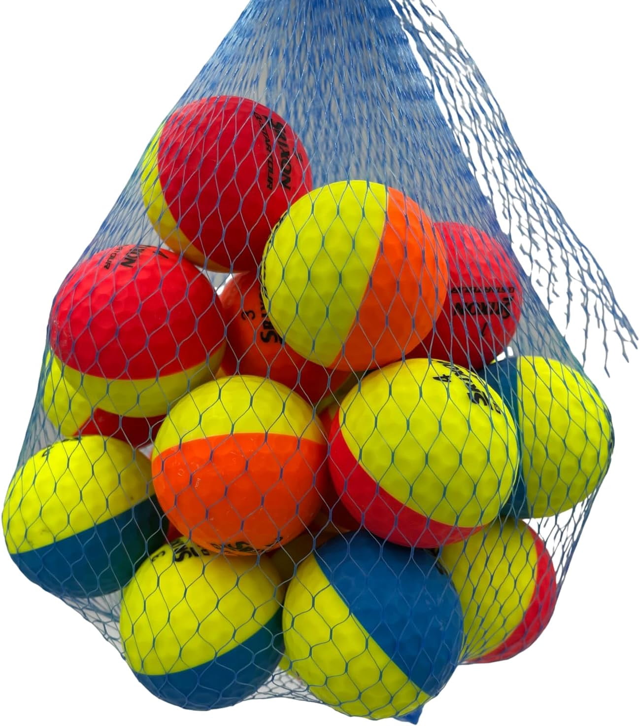 Golf Ball Planet - Srixon Q Star Tour Recycled Golf Balls (3A/Good, 24 Pack, Divide Color Mix)