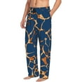 thumbnail image 6 of Gukieu Giraffe Skin Print Men's Home Trousers, Elastic Drawstring Home Pajamas Clothing Suitable for Adult Men-Medium, 6 of 6