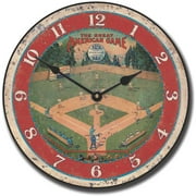 Field of Dreams Baseball Wall Clock | Beautiful Color, Silent Mechanism, Made in USA