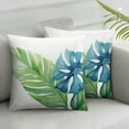 thumbnail image 2 of Nawypu  Green Tropical Leaf Lumbar Pillow Covers 2pcs Monstera Palm Leaves Couch Pillow Cases Botanical Plant Summer Throw Pillows Set of 2 Home Decor for Living Room Bedroom Bed Cushion, 2 of 6