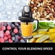 thumbnail image 3 of Ninja QB1004 Blender/Food Processor with 450-Watt Base, 48oz Pitcher, 16oz Chopper Bowl, and 40oz Processor Bowl for Shakes, Smoothies, and Meal Prep,Black, 3 of 5