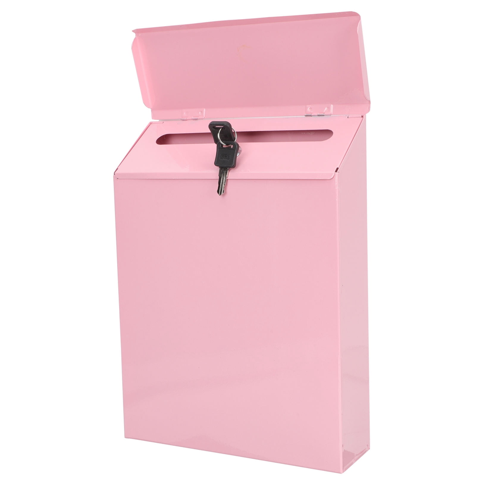 Pawsdot Wall Mounted Mailboxes for Outside Iron Pink 1Pack